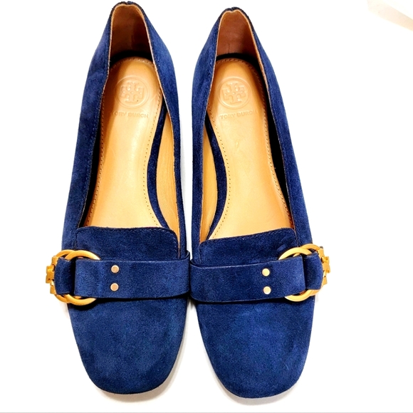 Tory Burch Shoes - Tory Burch Marsden Slipper Navy Blue sz 7 Excellent Condition